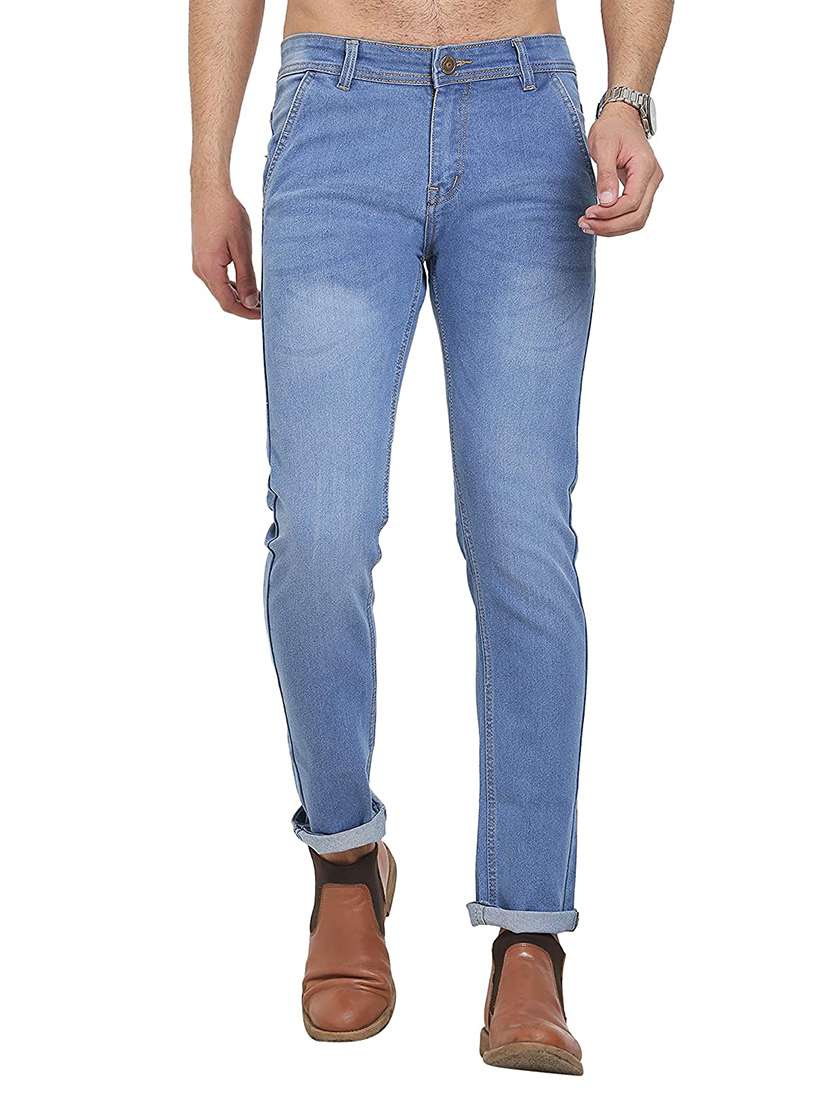 mens slim fit plain jeans