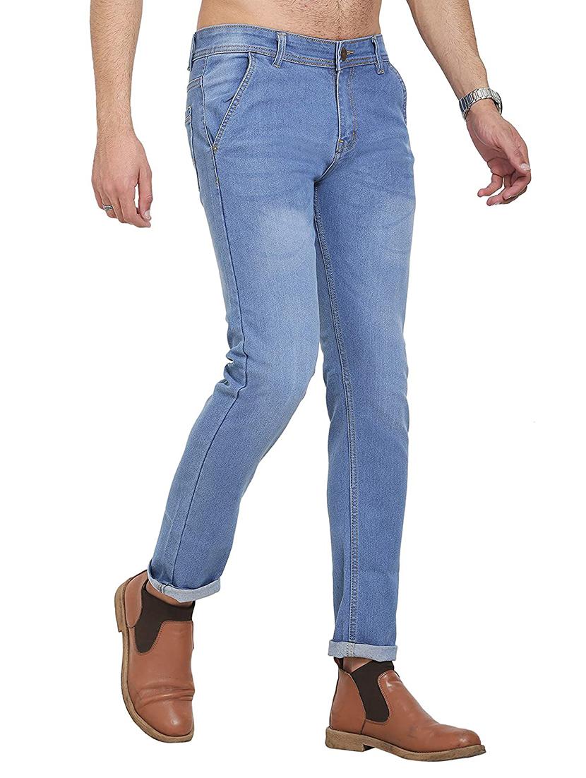 mens slim fit plain jeans - 17955691 - Standard Image - 1