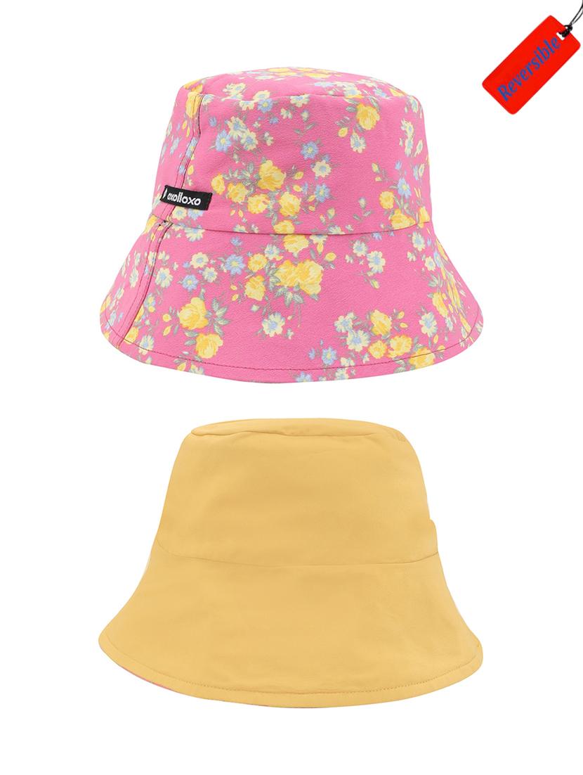 pack of 2 multi colored printed bucket hat