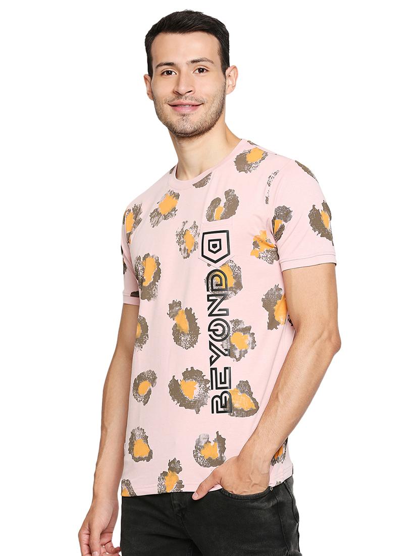 pink printed pocket t-shirt - 17956316 - Standard Image - 1