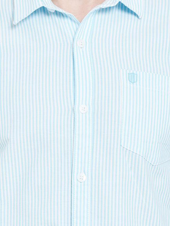 green striped casual shirt - 17957281 - Standard Image - 4