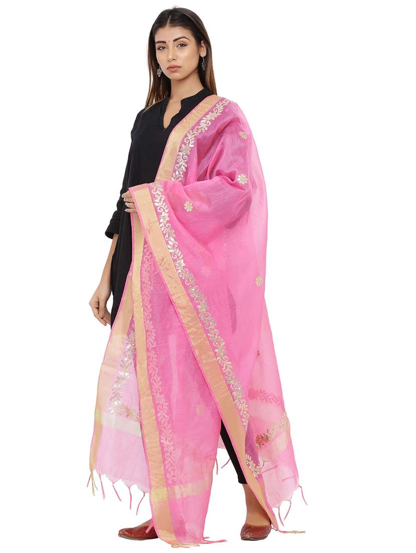 gpta patti work dupatta - 17958285 -  Standard Image - 1