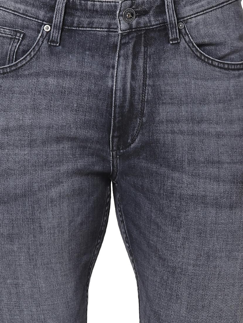 grey light washed denim jeans - 17959555 - Standard Image - 4