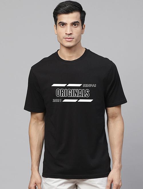black printed t-shirt - 17961194 - Standard Image - 0