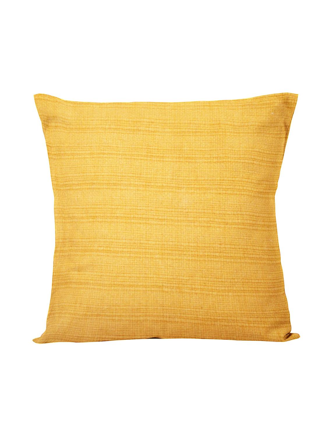 ambbi collections woven plain cushion cover 16x16 inch , set of 1 - 17961972 -  Standard Image - 1