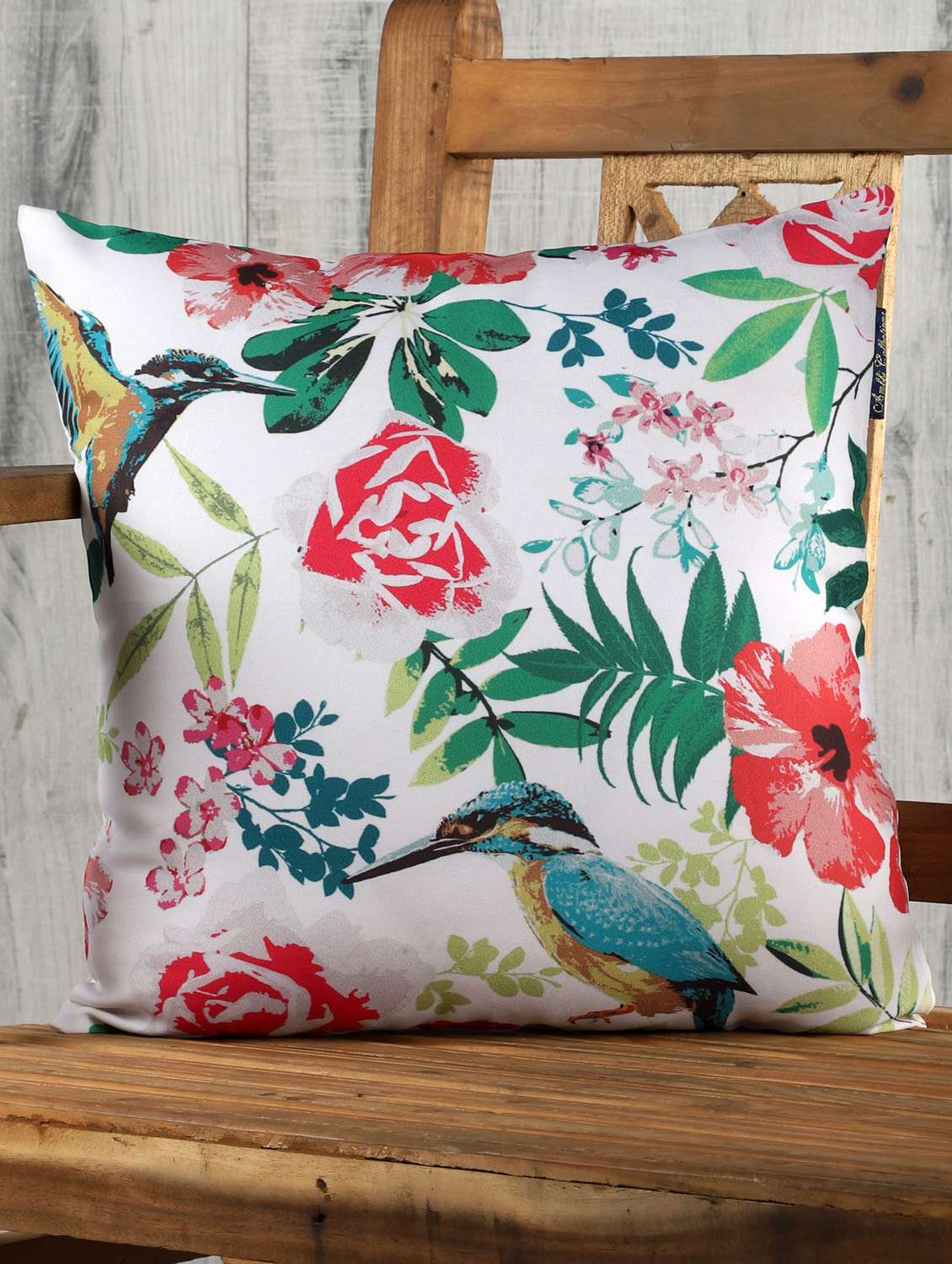 ambbi collections digital printed cushion cover  16 x 16 inche, set of 1