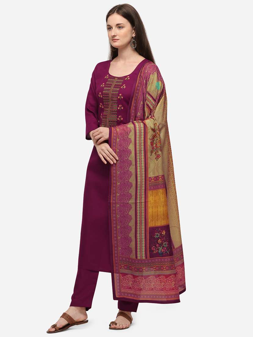 embroidered suit set - 17963574 - Standard Image - 1