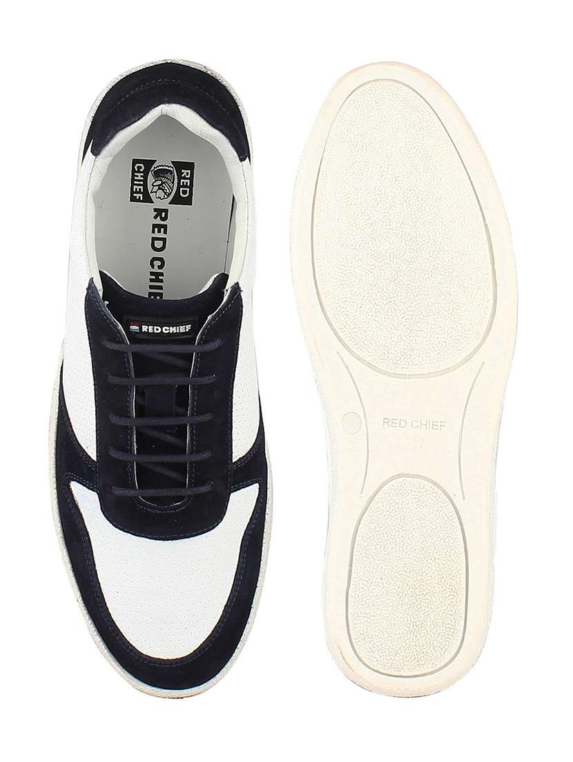 white leather lace up sneakers - 17965151 -  Standard Image - 4