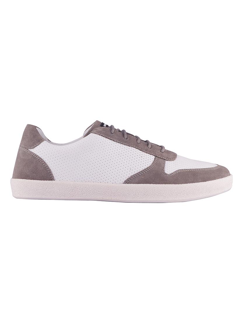 white leather lace up sneakers - 17965156 - Standard Image - 1