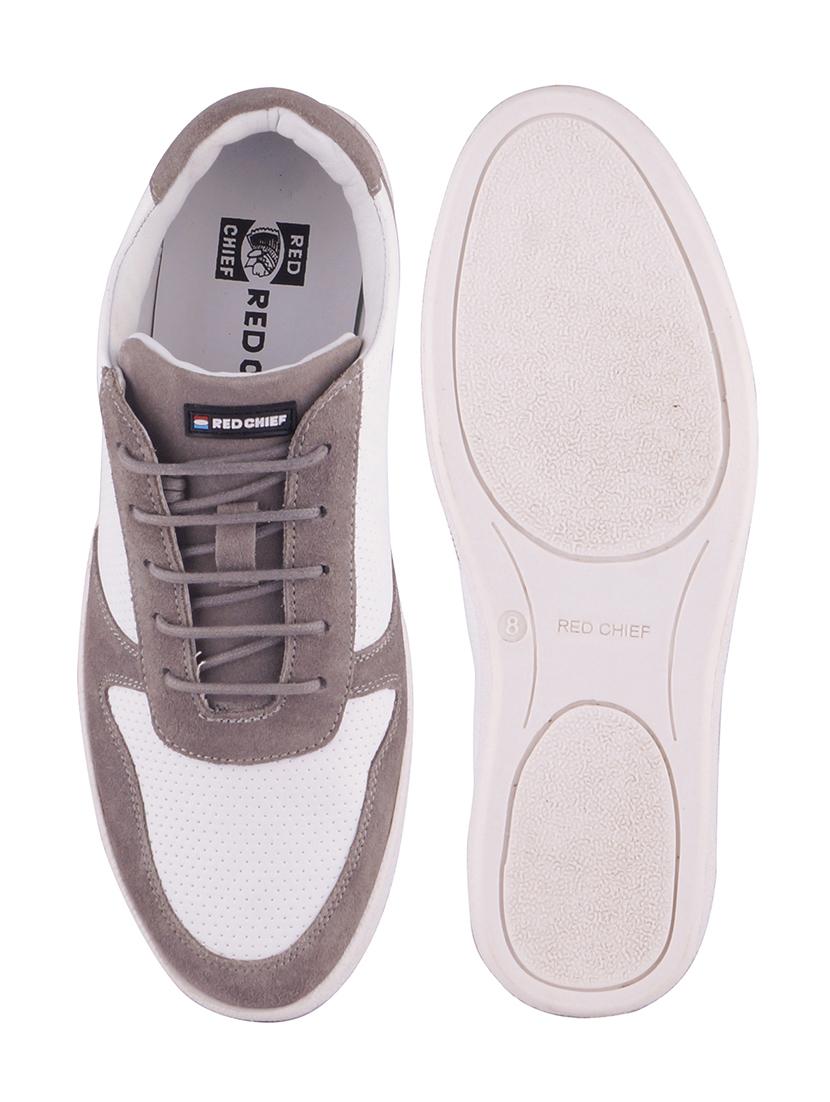white leather lace up sneakers - 17965156 - Standard Image - 4