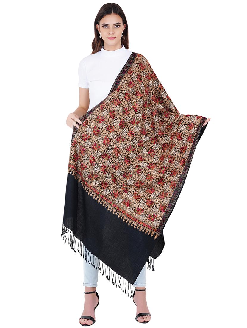women's floral print stole - 17967821 -  Standard Image - 1