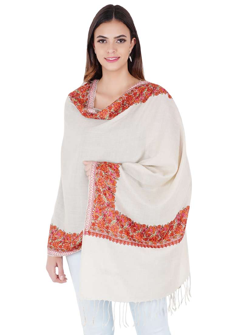 women's embroidered stole