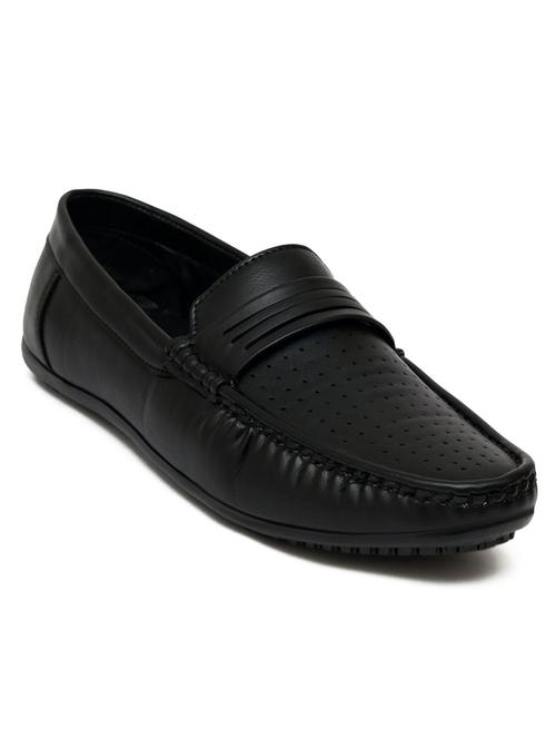 men black slip on loafers - 17968983 - Standard Image - 0
