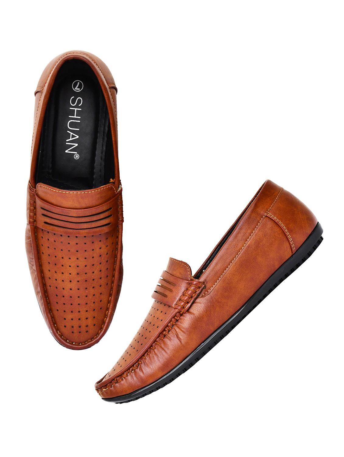 tan slip on loafers - 17968984 - Standard Image - 4