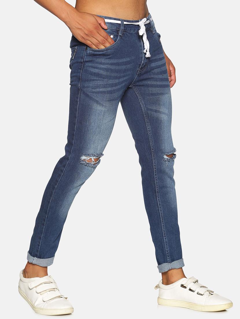 dark blue denim jeans - 17969582 - Standard Image - 1