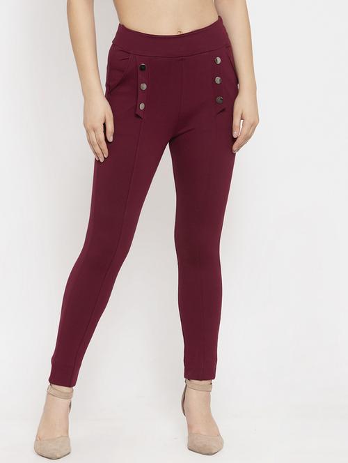high rise solid jegging - 17970399 -  Standard Image - 0