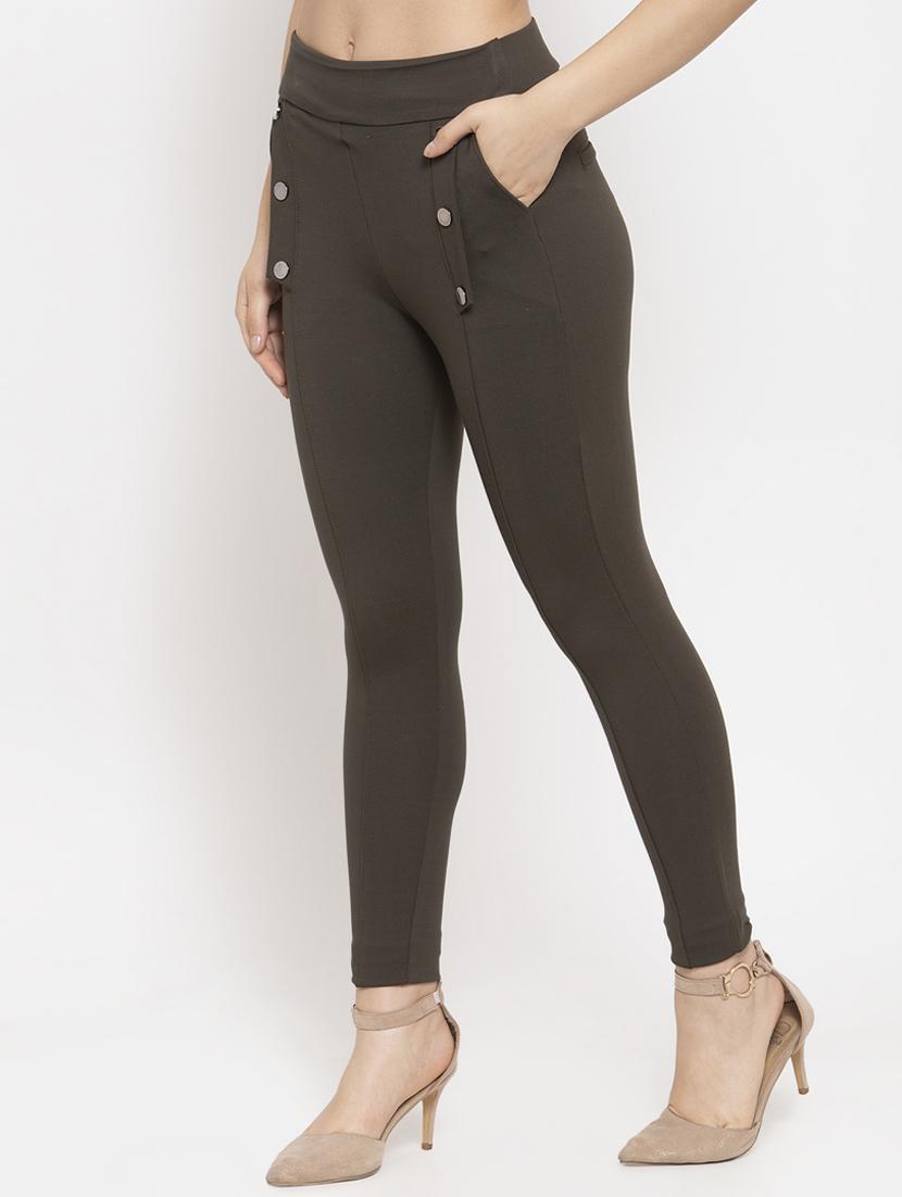high rise solid jegging - 17970400 -  Standard Image - 1
