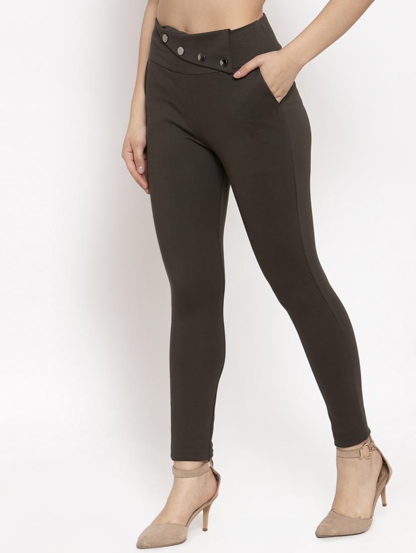 high rise solid jegging - 17970406 -  Standard Image - 1