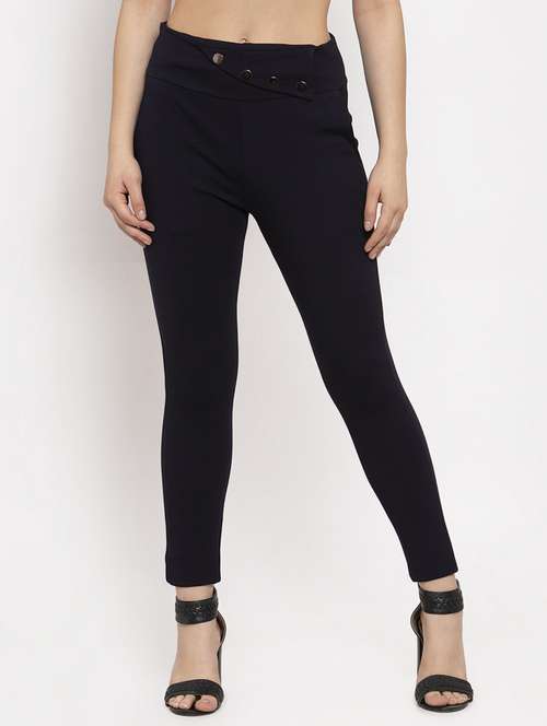 high rise solid jegging