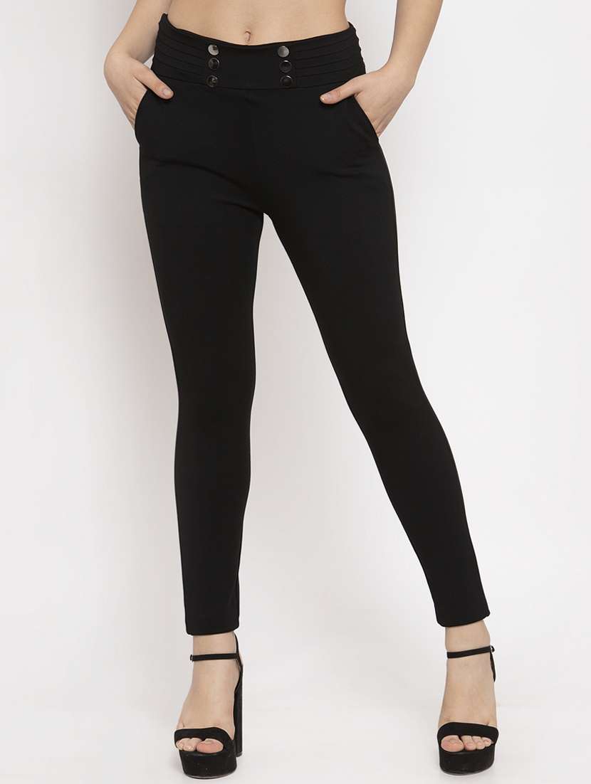 high rise solid jegging