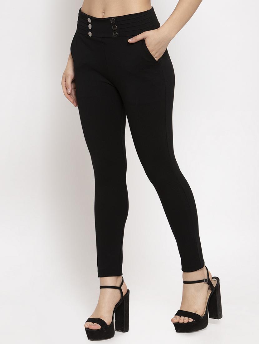high rise solid jegging - 17970411 - Standard Image - 1