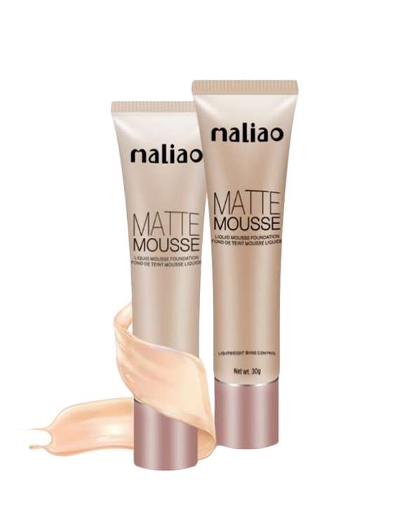 maliao professional matte look matte  mousse foundation