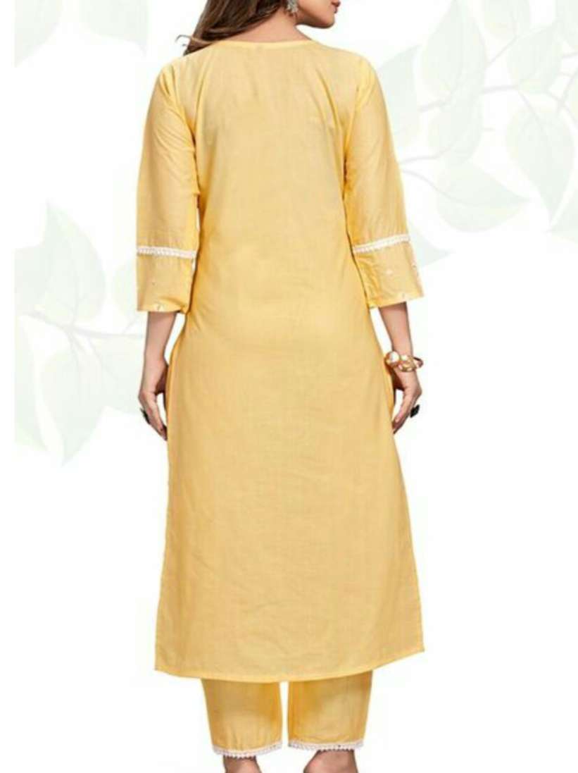yellow salwar kameez and suit - 17971115 - Standard Image - 1