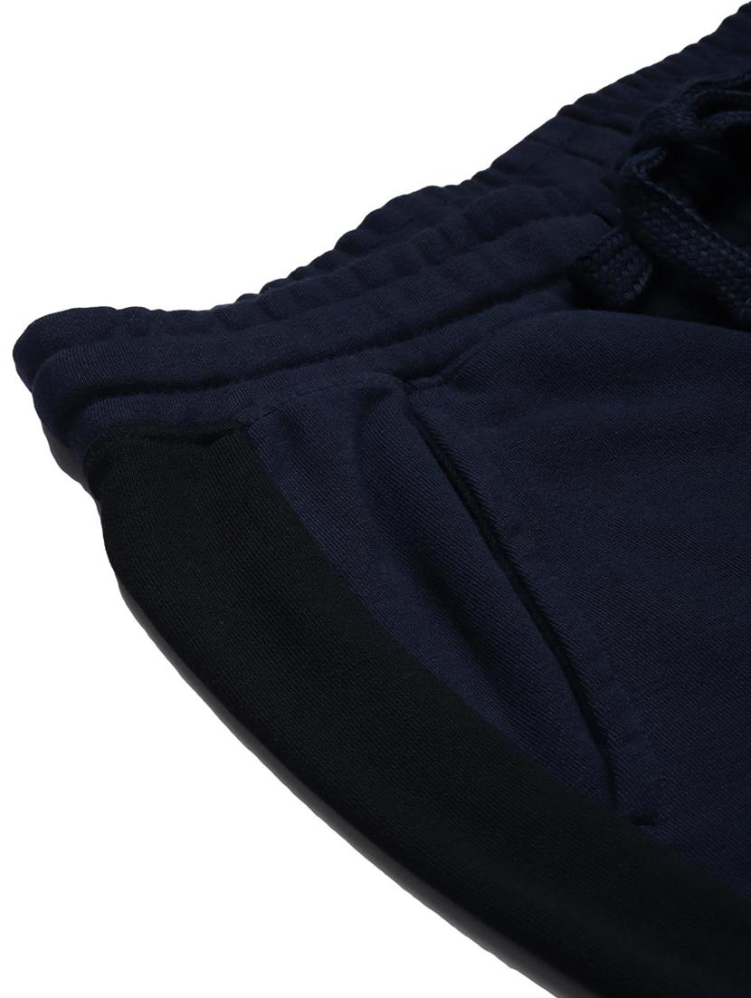 navy blue printed joggers track pant - 17975762 - Standard Image - 4
