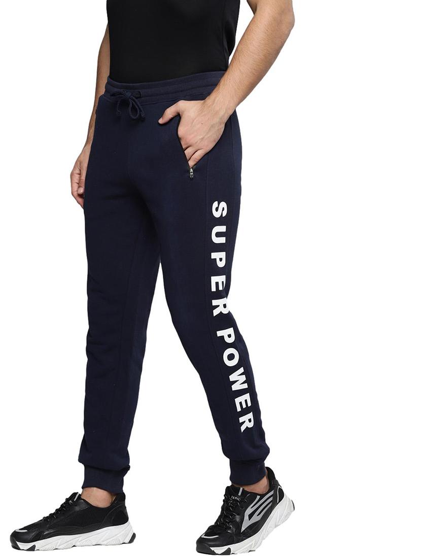 navy blue side taped joggers track pant - 17975770 - Standard Image - 1