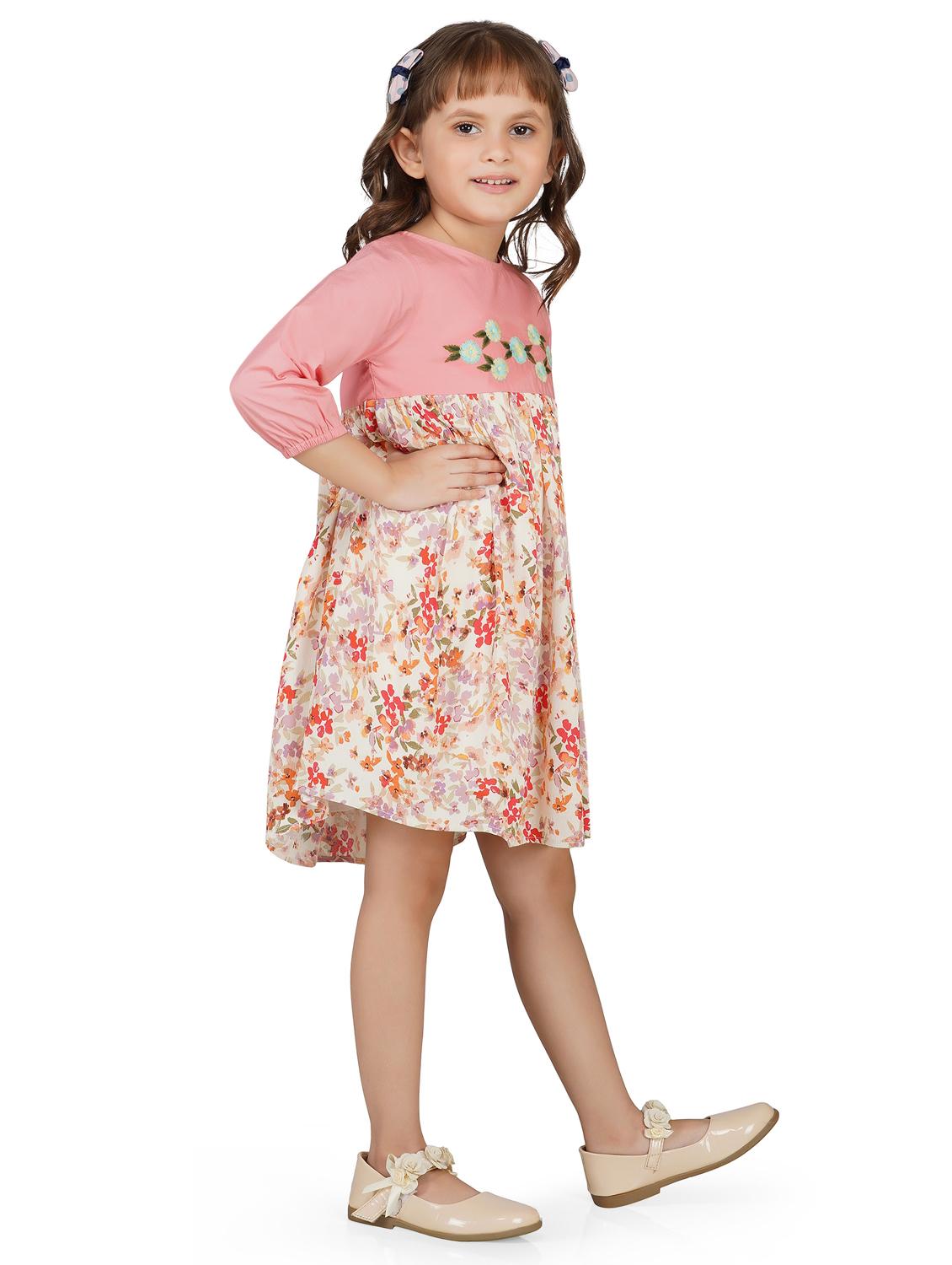 pink floral frock - 17976602 -  Standard Image - 1