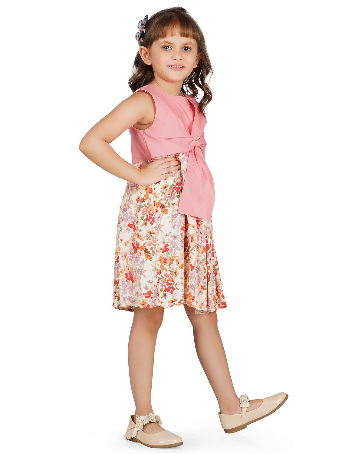 girls round neck sleeveless frock - 17976603 -  Standard Image - 1
