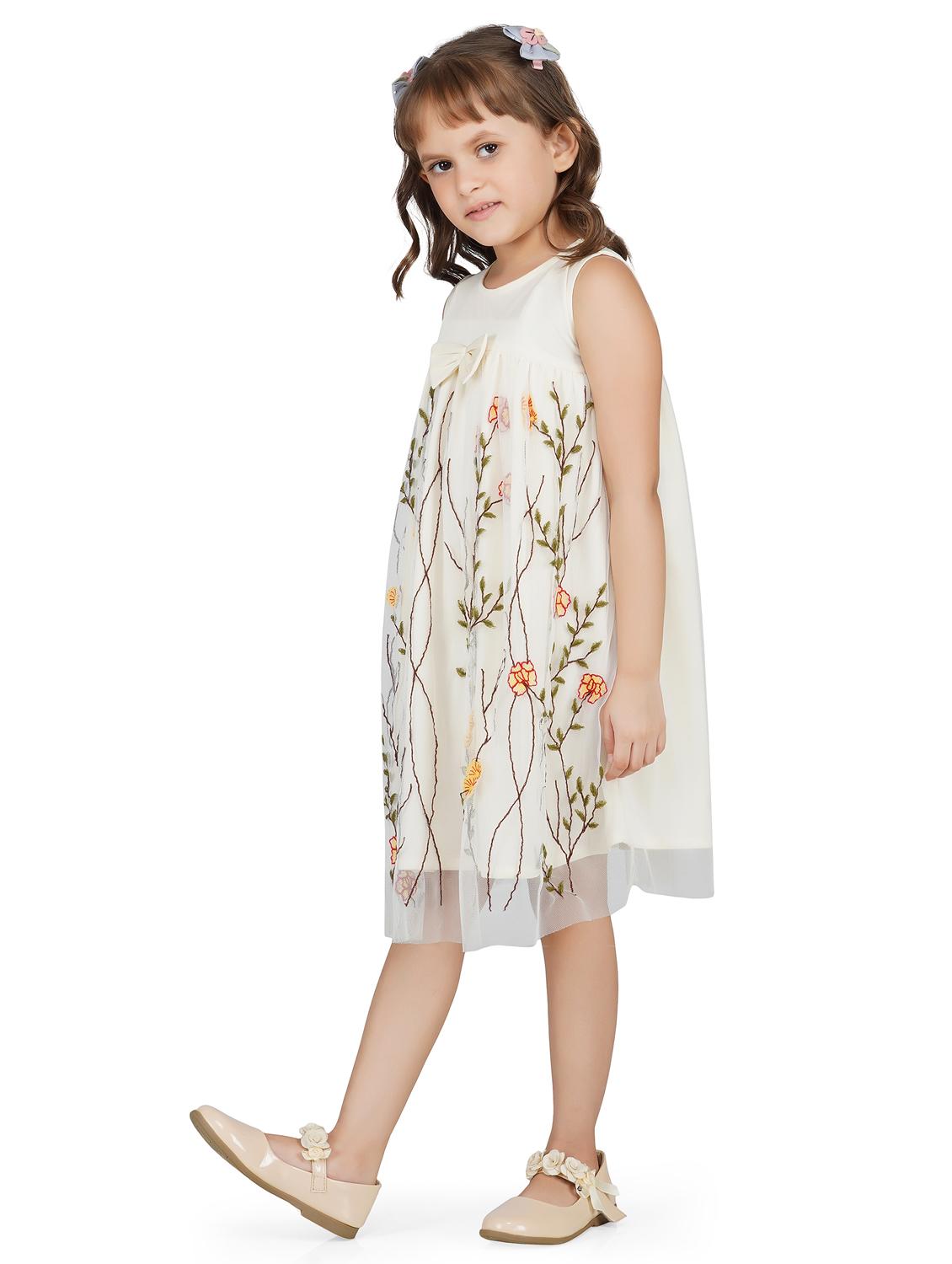 girls round neck short sleeves frock - 17976625 -  Standard Image - 1