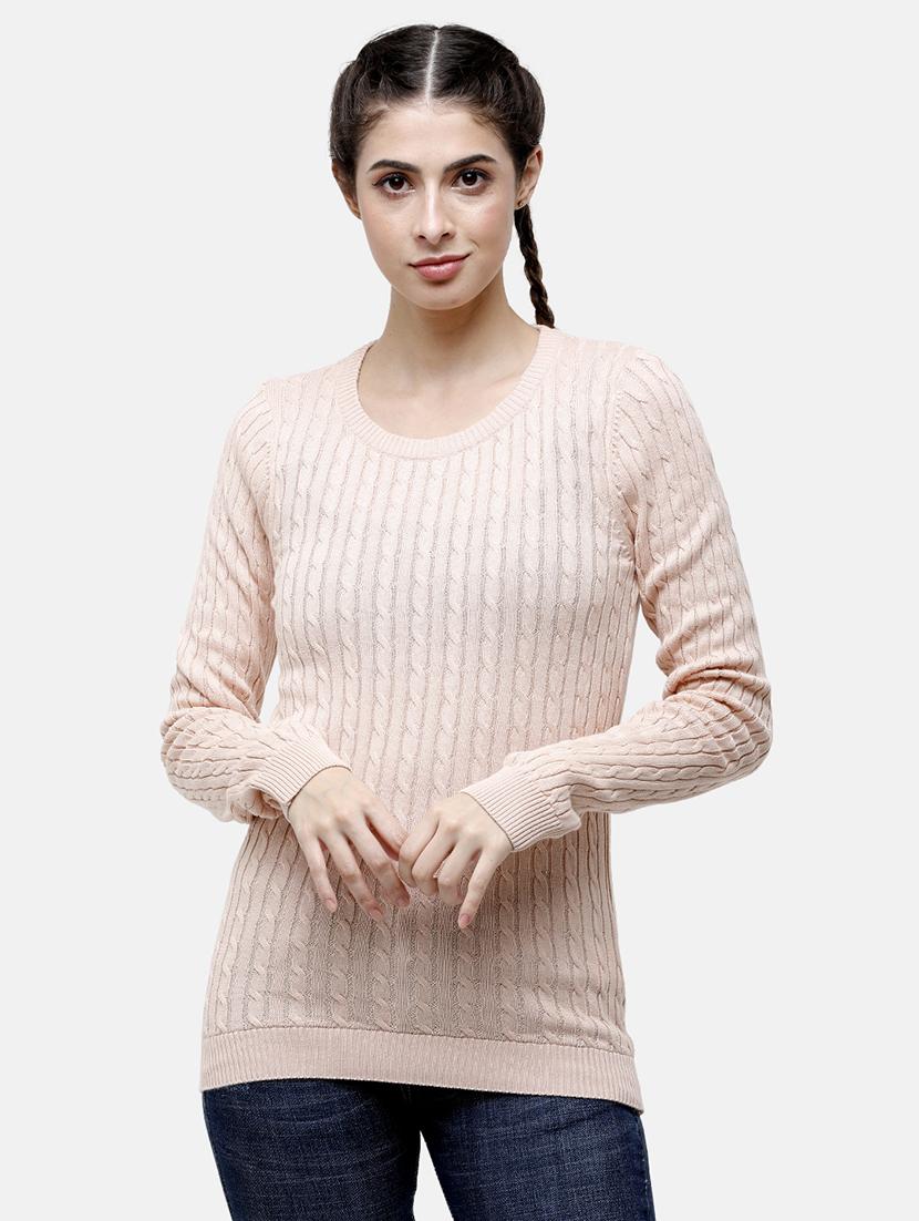 round neck solid pullover