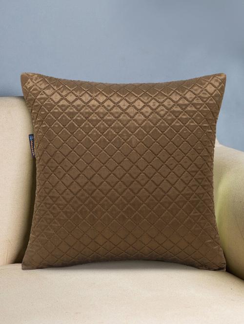 rasta collection by mezposh : mehandi green satin harlequin quilted cushion cover (16x16in) - 17977652 - Standard Image - 0