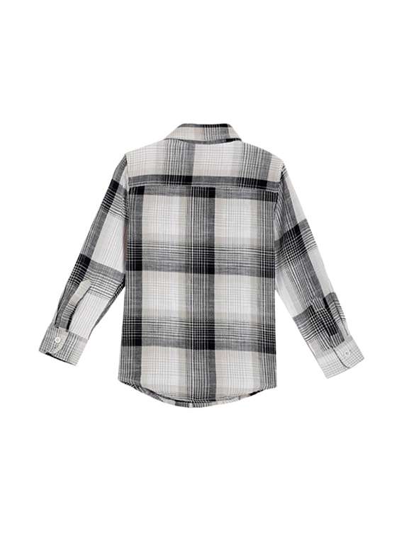 grey checkered shirt - 17978050 - Standard Image - 1