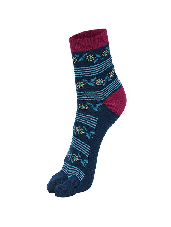 set of 3 multi colored cotton ankle length sock - 17979455 - Standard Image - 1