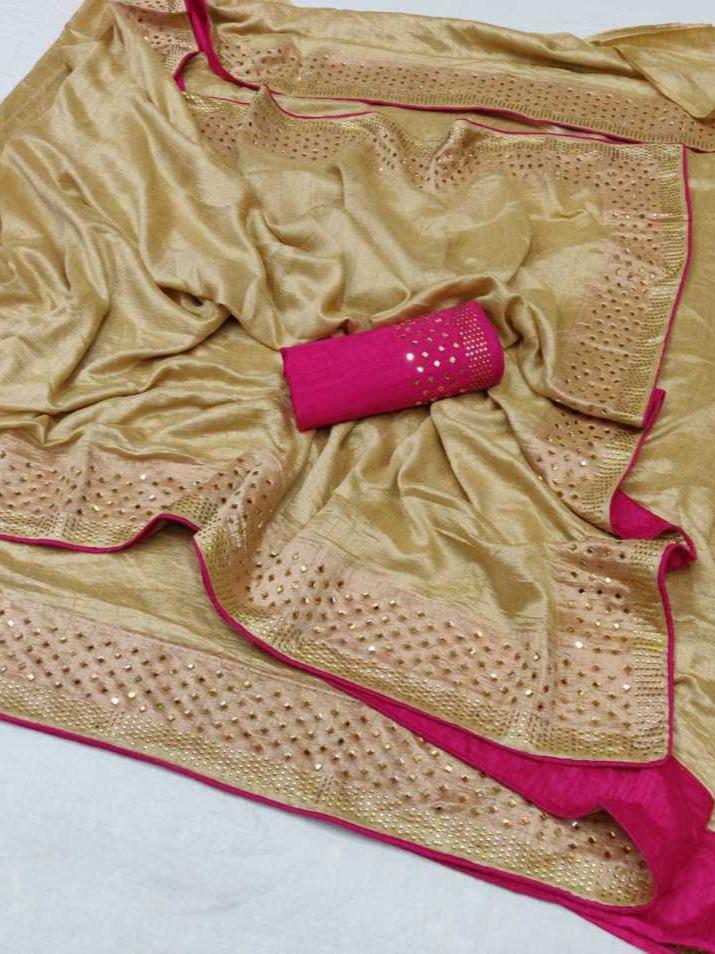 saree fabric: paper silk blouse: running - 17980657 - Standard Image - 4