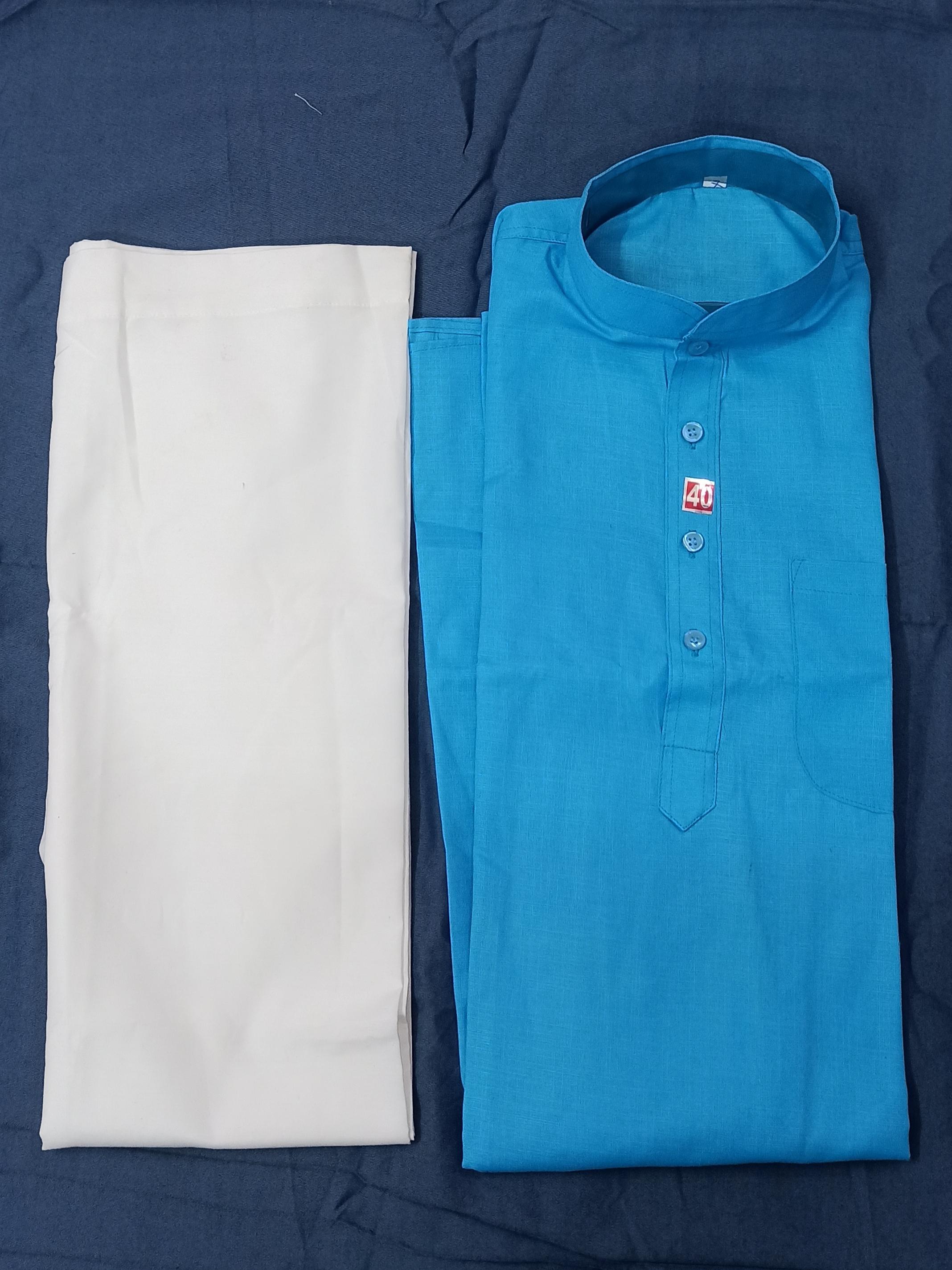 red khadi kurta - 17980684 - Standard Image - 4