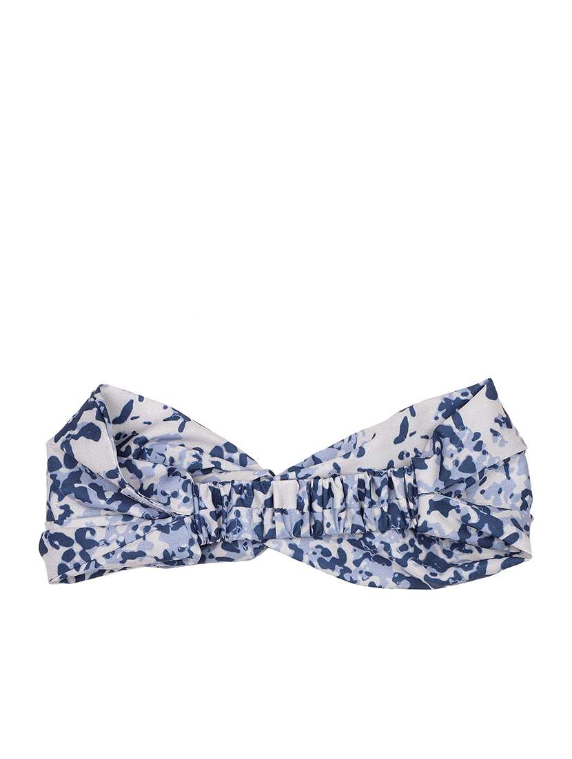off-white printed viscose knot design headband - 17987277 - Standard Image - 1