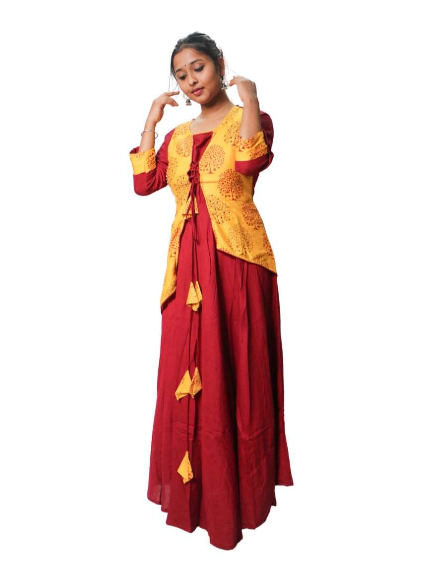 ryon cotton full length dress  - 17988249 -  Standard Image - 1