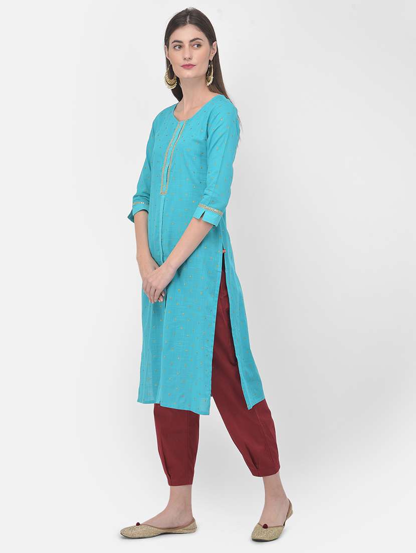 women's straight kurta - 17989571 -  Standard Image - 1