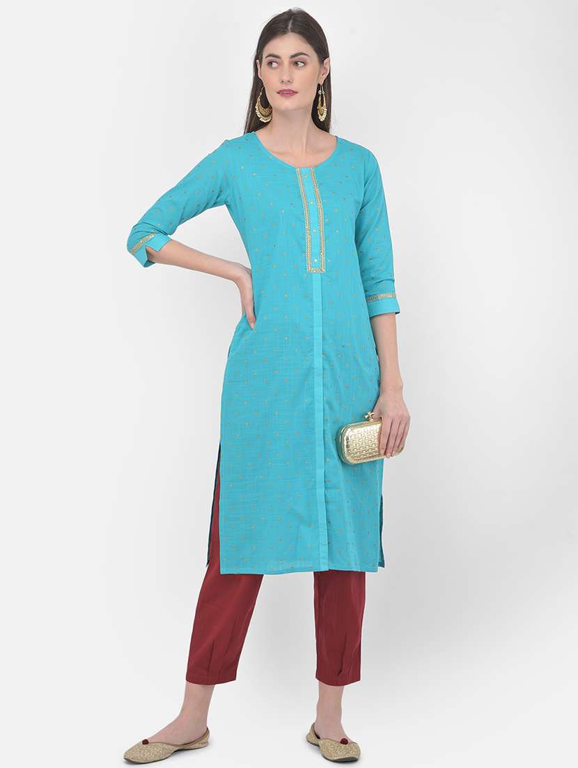 women's straight kurta - 17989571 -  Standard Image - 4