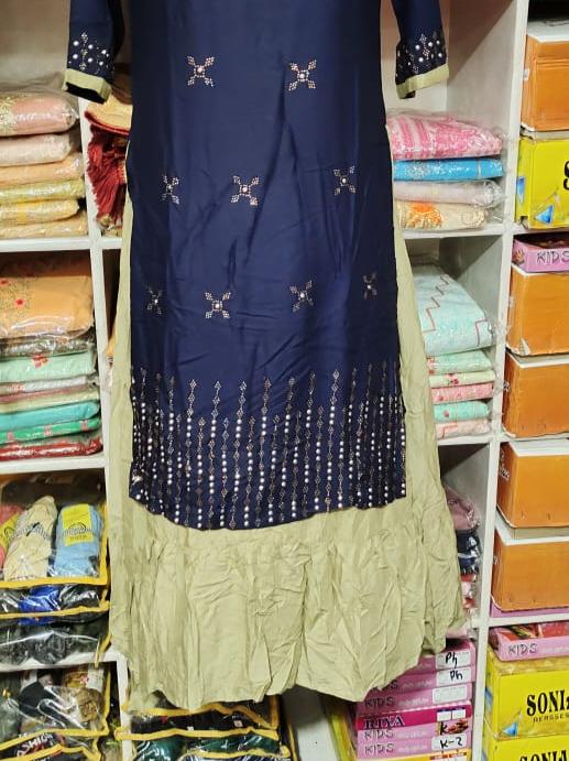ladies long sleeve kurti - 17994114 - Standard Image - 1