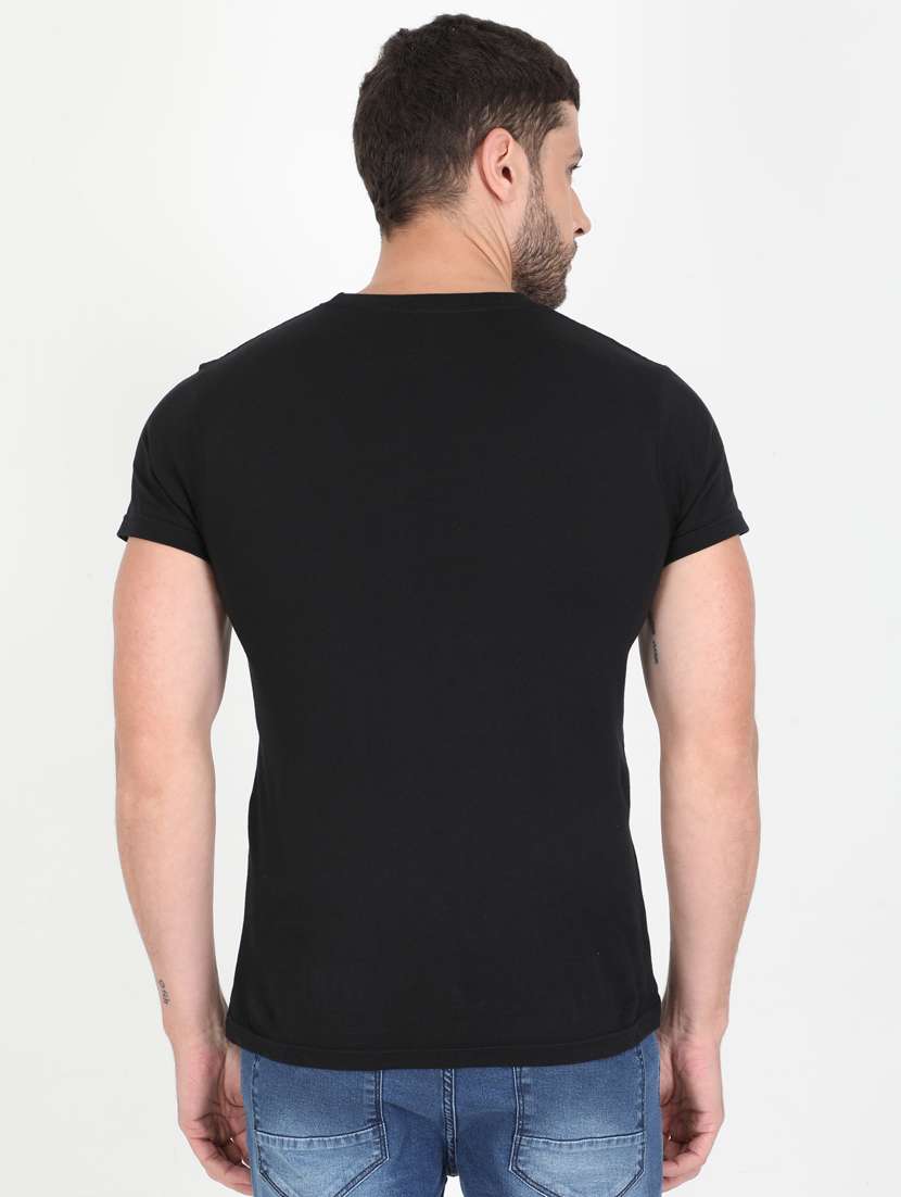black printed t-shirt - 17995816 - Standard Image - 1