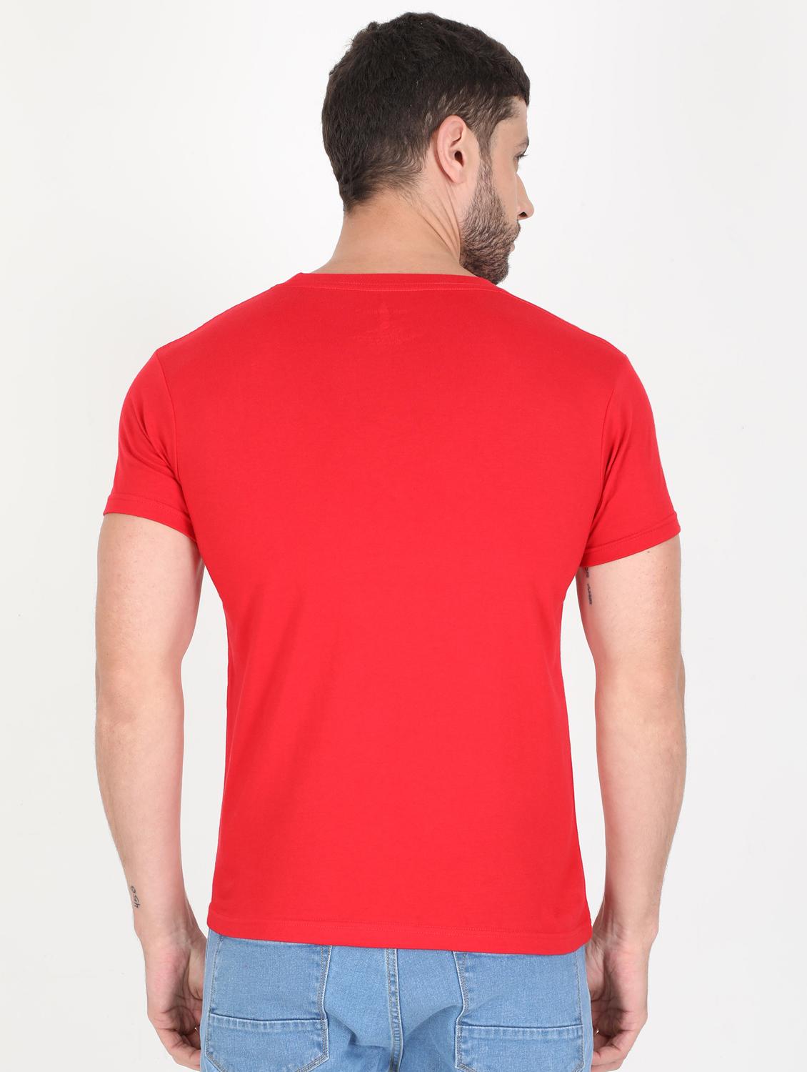 red printed t-shirt - 17995994 - Standard Image - 1
