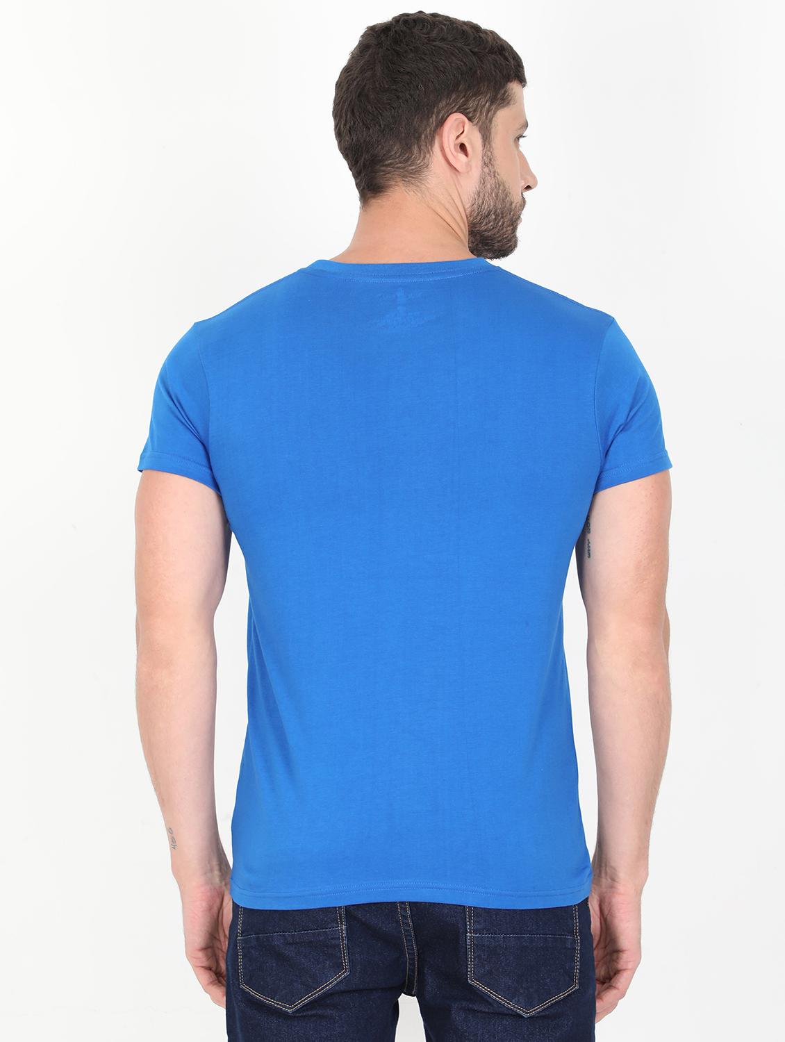 blue printed t-shirt - 17996694 - Standard Image - 1