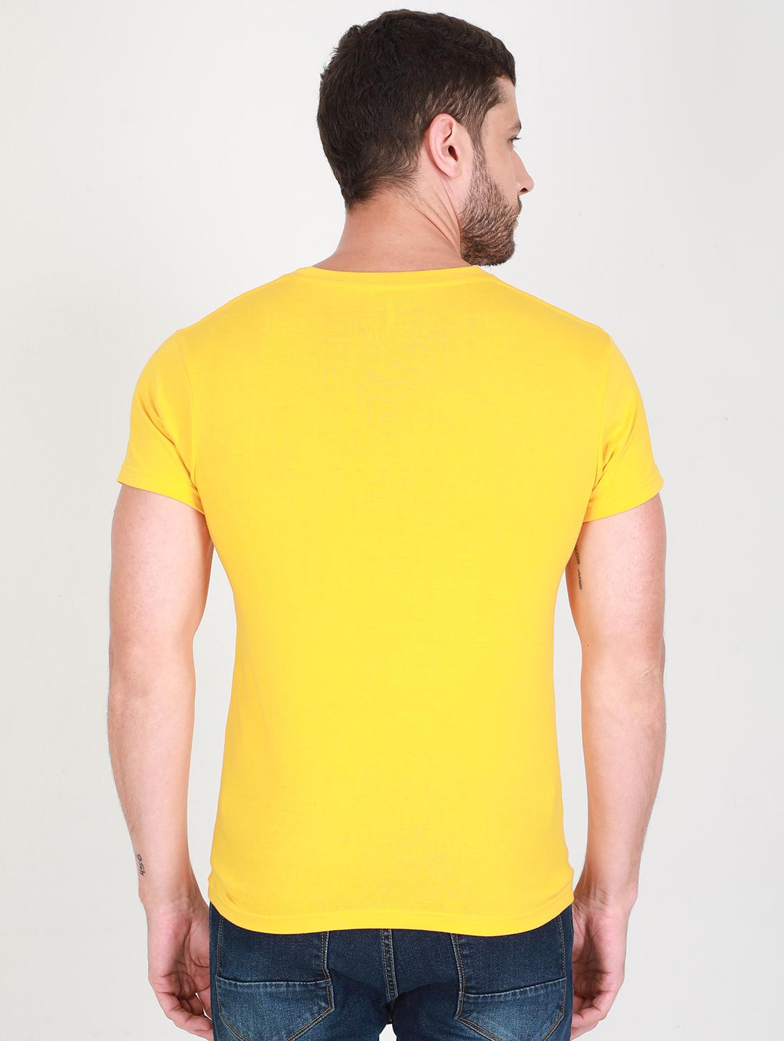 yellow printed t-shirt - 17996825 - Standard Image - 1
