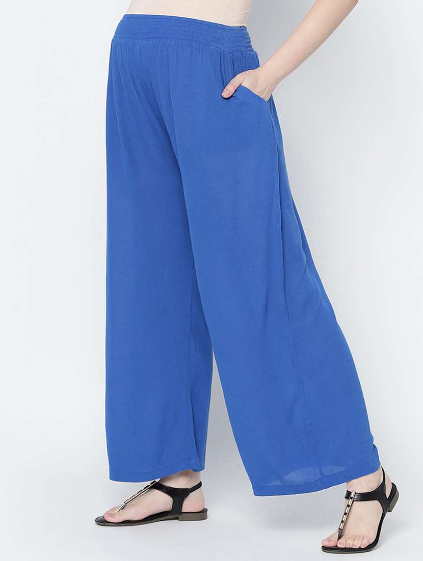 mid rise solid flat front trouser  - 17996842 -  Standard Image - 1