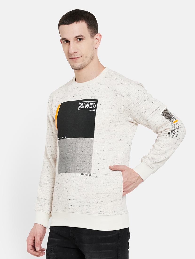 off white printed sweatshirt - 17997240 - Standard Image - 1