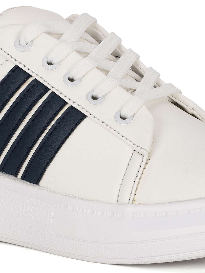 white lace up sneakers - 17997419 - Standard Image - 4
